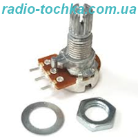250K0 Резистор (потенціометр) змінний RK125N лінійна характеристика L=15mm