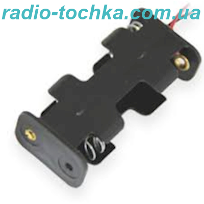 Батарейний відсік 2xAA з дротами (на 2 сторони)