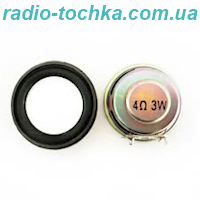 Динамiк 4R 3W d=36мм магніт