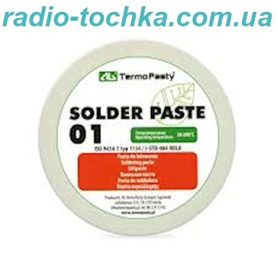 Флюс-паста AG Termopasty AGT-037 40г середньоактивна ROL0, жир паяльний