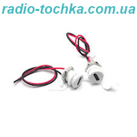 Гніздо USB TYPE-C 2pin (врізне) з різьбовою гайкою та заглушкою