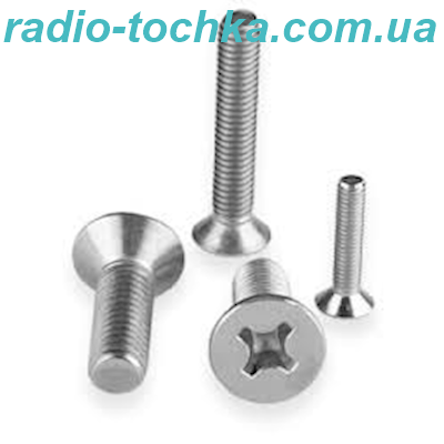 Гвинт нержавіючий М3х4мм з потайною головкою