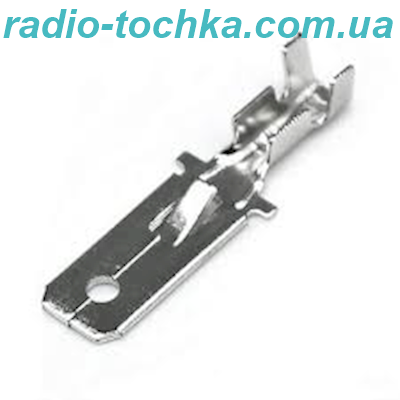 Клема ножова вилка DJ622-D6.3B-0.5 1.5мм2