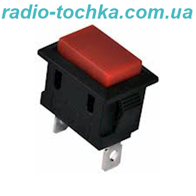 Кнопка без фіксації прямокутна (2pin) 21x15мм