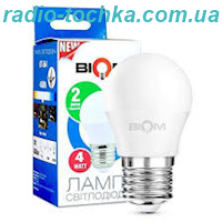 Лампа Biom Led BТ-544 G45 E27 4W 4500K