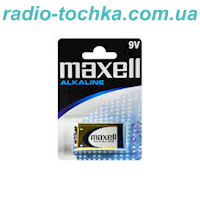 Maxell 6LR61 HD 9V (крона) батарейка лужна