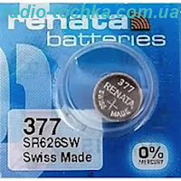 Renata AG4 = LR626 = 377A 1.5V