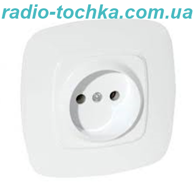 Розетка вбудована без з/к 16А 250V біла