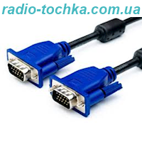 Шнур шт.VGA HDB15M x шт.VGA HDB15M 5м с фильтром