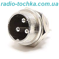 Штекер гарнітурний GX20 3pin на корпус D=20мм