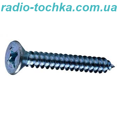 Шуруп з плоскою головкою