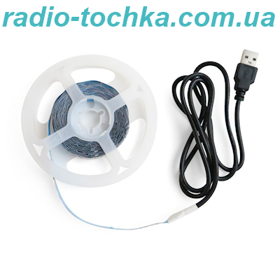 Стрічка біла 6500К 5V USB, 3m