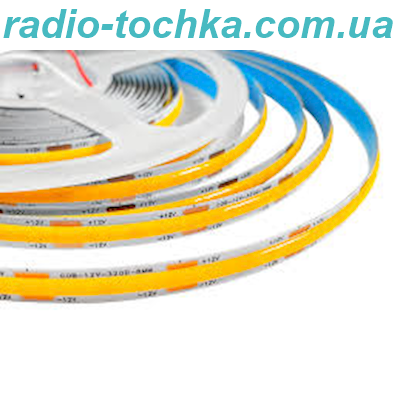 Стрічка світлодіодна біла 3000K COB 320 шт./м 1A 24W 24V