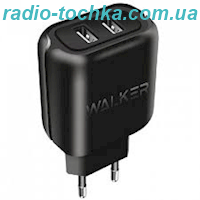 СЗУ 1USB 2.1A WALKER WH-27 2USB black