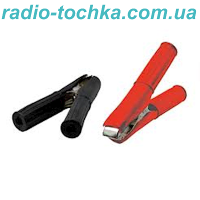 Затискач акумуляторний 100А посилений з ізоляцією