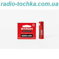 18650 3.7V 3200mAh аккумулятор ETRON  вбудований захист