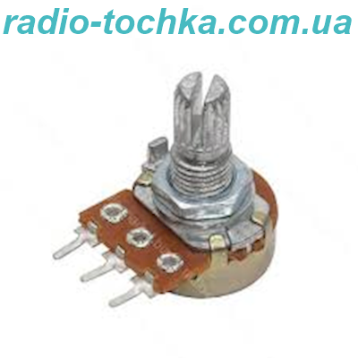 1K0 Резистор (потенціометр) змінний WH148-B5K лінійна характеристика L=15mm