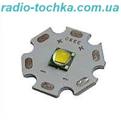 20W світлодіод білий CREE 4000K 12V на пiдкладцi D=20мм