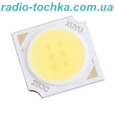 3W с/д COB білий 4000К 9-12V 250mA 270-300Lm підкладка 13x13мм