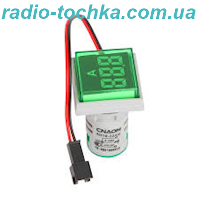 Амперметр щитовий AD16-22FCA (AD16-22FSA) Green 0-100A