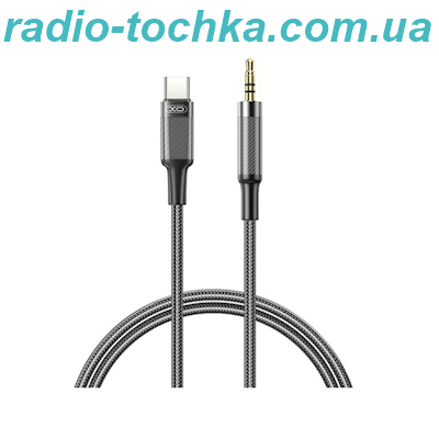 Аудіокабель XO NB-R279B Type-C to 3.5mm black