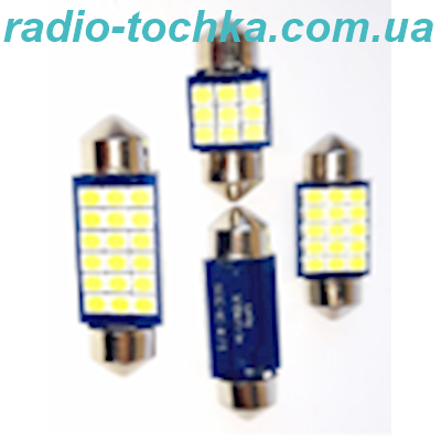 Автолампа GS FS-3030-15SMD 12V 36MM Samsung White