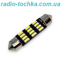 Автолампа GS FS-4014-6-SMD 12V 39MM WHITE