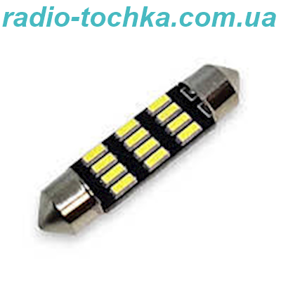 Автолампа GS FS-4014-6-SMD 12V 39MM WHITE