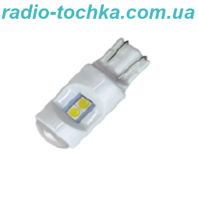 Автолампа T10-2835-3smd плоский