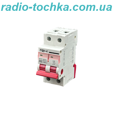 Автоматичний вимикач Right Hausen 2P C 32A HN-401026