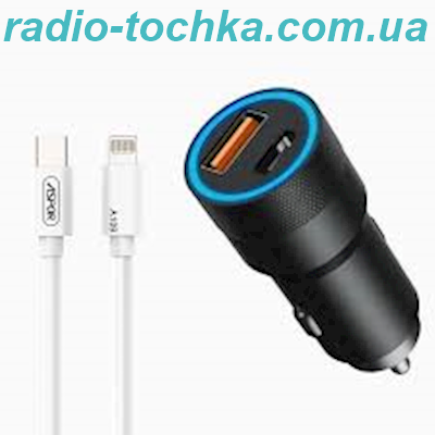 АЗП 1USB +Type-C швидке заряджання