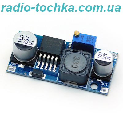 DC/DC понижуючий імпульсний перетворювач in 4.5-50V out 3-35V 3A КПД 92%  (на LM2596HVS)150кГц