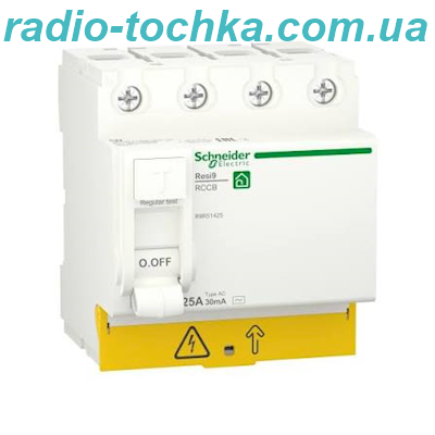 Діф. реле SCHNEIDER RESI9 4P 40А 30mA R9R51440 (F)