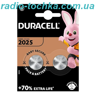 Duracell  CR2025 3V