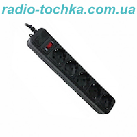 Фильтр сетевой 5-ти розеточный Maxxtro с з/к 10A 1.8м
