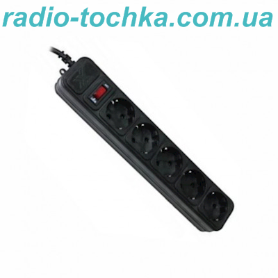 Фильтр сетевой 5-ти розеточный Maxxtro с з/к 10A 1.8м