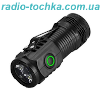 Фонарик MINI 3LED 5W с клипсой и Type-C