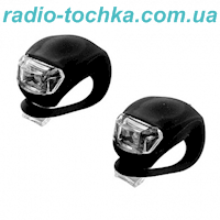 Фонарик велосипед  HJ 008-2 (белый), 2xCR2032