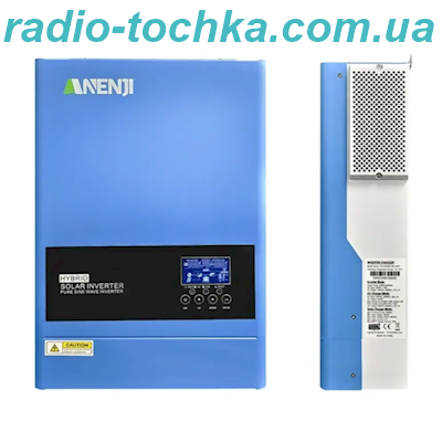 Гібридний інвертор ANENJI 6,2KW, 6200VA/6200W, 48V, струм заряду 120А(MAX)