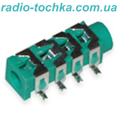 Гнездо 3.5 стерео (4pin) SMD на плату