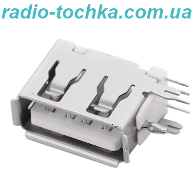 Гніздо USB-AF на плату бокове