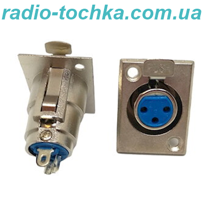 Гнiздо XLR 3pin на корпус