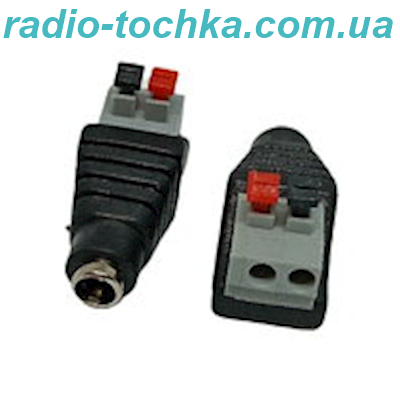 Гнiздо живлення 5.5x2.1 на клему зажим
