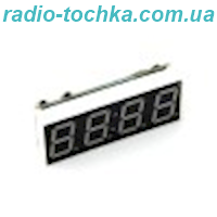 Годинник+вольтметр+термометр 0.56"(модуль) синій