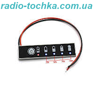 Індикатор ємності літій-іонних акумуляторів 3S 11.1V