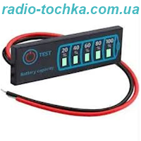 Індикатор рівня заряда акумулятора 5-30V 2-8S