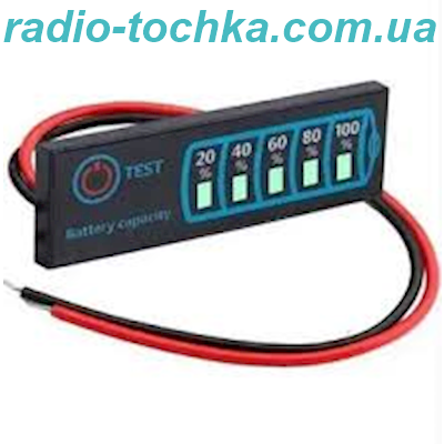 Індикатор рівня заряда акумулятора 5-30V 2-8S