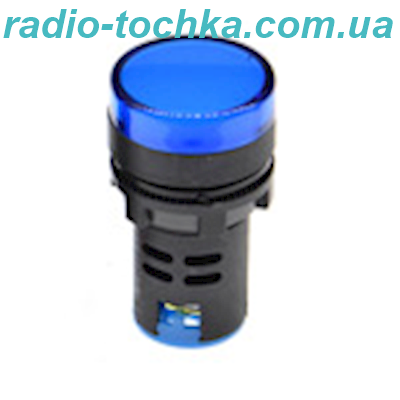 Індикаторна лампа AD16-22DS синя 22-DC.AC 12V PTEN