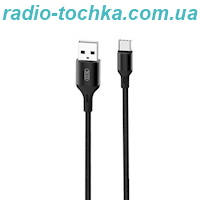 Кабель USB XO NB143 Type-C 2.1A black