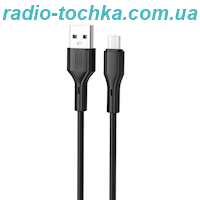 Кабель USB XO NB230 Type-C Quick Charge 2.4A black